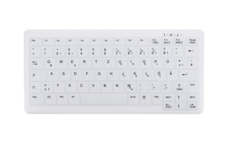 CHERRY AK-C4110 klawiatura RF Wireless QWERTZ Niemiecki Biały CHERRY