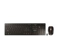 CHERRY DW 9100 SLIM klawiatura Dołączona myszka RF Wireless + Bluetooth QWERTZ Swiss Czarny CHERRY