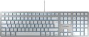 CHERRY KC 6000 SLIM FOR MAC klawiatura USB QWERTZ Niemiecki Srebrny CHERRY