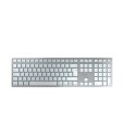 CHERRY KW 9100 SLIM FOR MAC klawiatura USB + Bluetooth QWERTZ Niemiecki Srebrny CHERRY