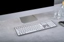 CHERRY KW 9100 SLIM FOR MAC klawiatura USB + Bluetooth QWERTZ Niemiecki Srebrny CHERRY