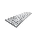 CHERRY KW 9100 SLIM FOR MAC klawiatura USB + Bluetooth QWERTZ Niemiecki Srebrny CHERRY