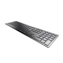 CHERRY KW 9100 SLIM klawiatura RF Wireless + Bluetooth AZERTY Francuski Czarny CHERRY