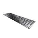 CHERRY KW 9100 SLIM klawiatura RF Wireless + Bluetooth QWERTZ Niemiecki Czarny CHERRY