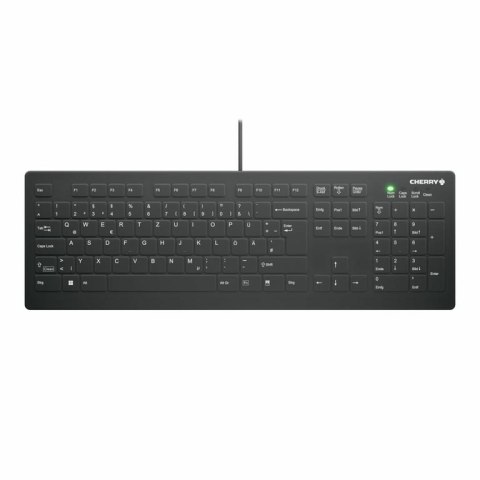 CHERRY AK-C8112 klawiatura USB QWERTZ Niemiecki Czarny, Biały CHERRY