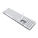 CHERRY KC 200 MX klawiatura USB QWERTZ Niemiecki Srebrny, Biały CHERRY