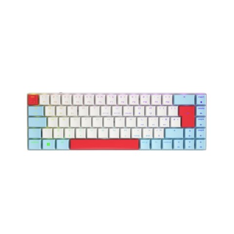 CHERRY MX-LP 2.1 Compact Wireless klawiatura RF Wireless + Bluetooth QWERTY Angielski Biały CHERRY