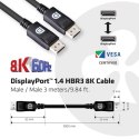 CLUB3D DisplayPort 1.4 HBR3 8K 28AWG Cable M/M 3m /9.84ft CLUB3D