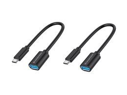 Conceptronic ABBY11B kabel USB 0,2 m USB 3.2 Gen 1 (3.1 Gen 1) USB C USB A Czarny Conceptronic