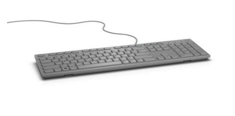 DELL KB216 klawiatura USB QWERTY Skandynawia Szary DELL