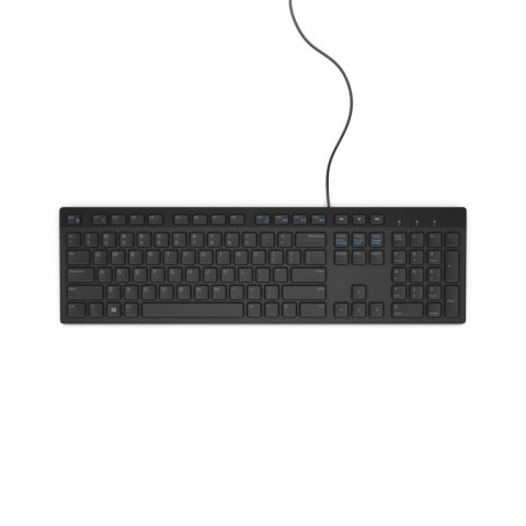 DELL KB216 klawiatura USB QWERTY Ukraiński Czarny DELL