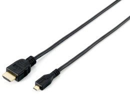 Equip 119308 kabel HDMI 2 m HDMI Typu A (Standard) HDMI Typu D (Micro) Czarny Equip