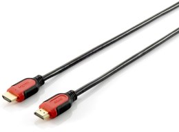 Equip 119341 kabel HDMI 1 m HDMI Typu A (Standard) Czarny, Czerwony Equip