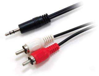 Equip 14709207 kabel audio 2,5 m 3.5mm 2 x RCA Czarny Equip