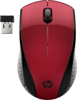 HP Mysz bezprzewodowa 220 (czerwona) HP