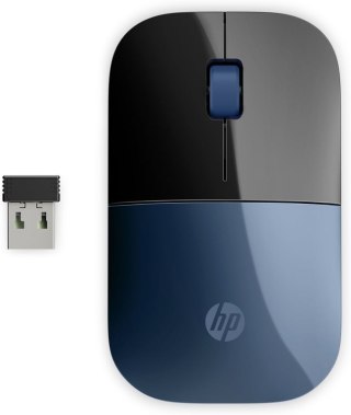 HP Mysz bezprzewodowa Z3700, niebieska HP