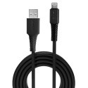 Lindy 31322 kabel USB 3 m USB 2.0 USB A Czarny Lindy