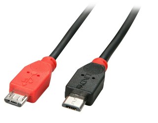 Lindy 31758 kabel USB 0,5 m USB 2.0 Micro-USB B Czarny Lindy