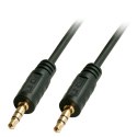 Lindy 35640 kabel audio 0,25 m 3.5mm Czarny Lindy