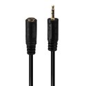 Lindy 35698 kabel audio 0,2 m 2.5mm 3.5mm Czarny Lindy