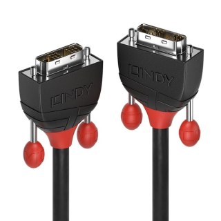 Lindy 36256 kabel DVI 2 m DVI-D Czarny Lindy