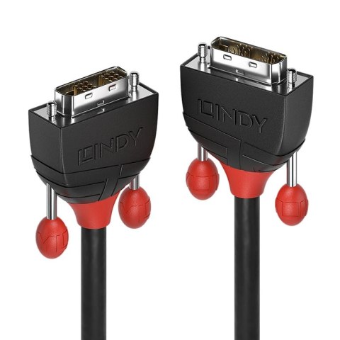 Lindy 36257 kabel DVI 3 m DVI-D Czarny Lindy