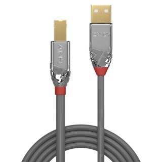 Lindy 36642 kabel USB 2 m USB 2.0 USB A USB B Szary Lindy