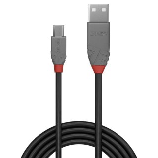 Lindy 36732 kabel USB 1 m USB 2.0 USB A Micro-USB B Czarny, Szary Lindy