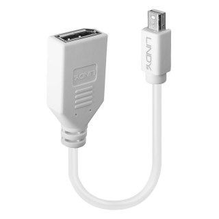 Lindy 41021 kabel DisplayPort 0,15 m Mini DisplayPort Biały Lindy