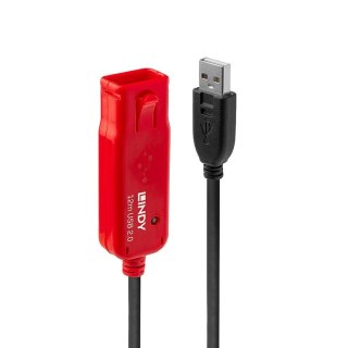 Lindy 42782 kabel USB 12 m USB 2.0 USB A Czarny Lindy