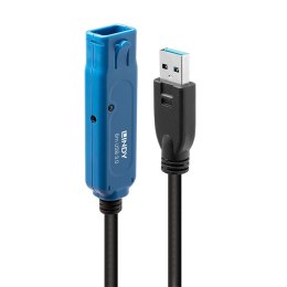 Lindy 43158 kabel USB 8 m USB 3.2 Gen 1 (3.1 Gen 1) USB A Czarny Lindy