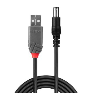 Lindy 70267 kabel USB 1,5 m USB 2.0 USB A DC Czarny Lindy