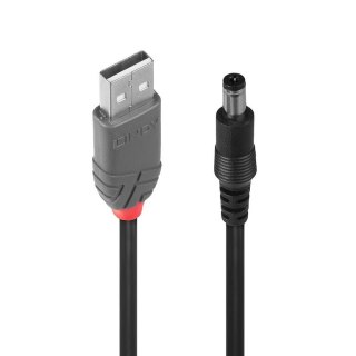 Lindy 70268 kabel USB 1,5 m USB 2.0 USB A DC Czarny Lindy