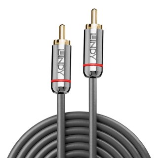 Lindy 35339 kabel audio 1 m RCA Antracyt Lindy