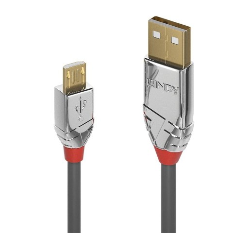 Lindy 36651 kabel USB 1 m USB 2.0 USB A Micro-USB B Szary Lindy