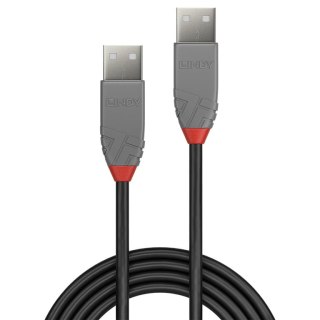 Lindy 36694 kabel USB 3 m USB 2.0 USB A Czarny, Szary Lindy