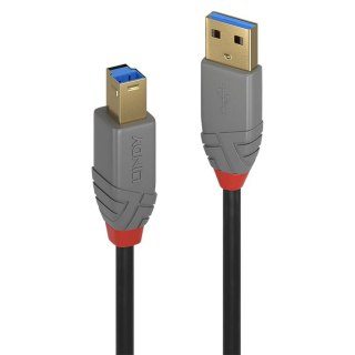 Lindy 36740 kabel USB 0,5 m USB 3.2 Gen 1 (3.1 Gen 1) USB A USB B Czarny Lindy