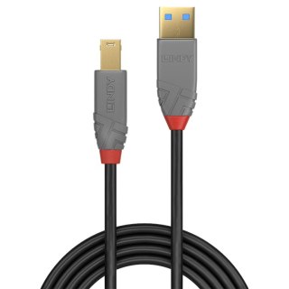 Lindy 36740 kabel USB 0,5 m USB 3.2 Gen 1 (3.1 Gen 1) USB A USB B Czarny Lindy