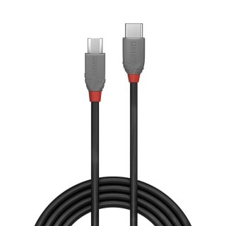 Lindy 36890 kabel USB 0,5 m USB 2.0 USB C Micro-USB B Czarny, Szary Lindy