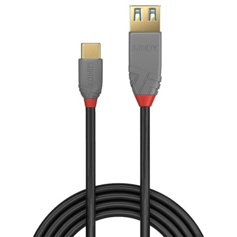 Lindy 36895 kabel USB 0,15 m USB 3.2 Gen 2 (3.1 Gen 2) USB C USB A Czarny Lindy