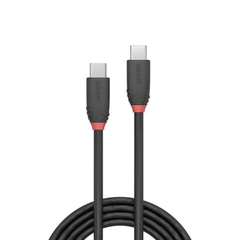 Lindy 36905 kabel USB 0,5 m USB 3.2 Gen 1 (3.1 Gen 1) USB C Czarny Lindy