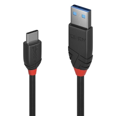 Lindy 36915 kabel USB 0,5 m USB 3.2 Gen 1 (3.1 Gen 1) USB A USB C Czarny Lindy