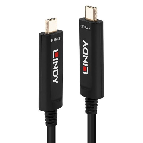 Lindy 38503 kabel USB 15 m USB C Czarny Lindy