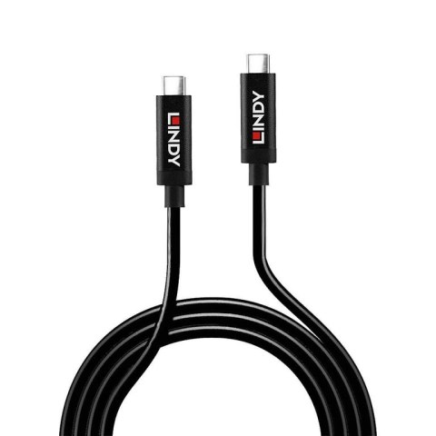 Lindy 43308 kabel USB 5 m USB 3.2 Gen 2 (3.1 Gen 2) USB C Czarny Lindy