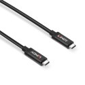 Lindy 43348 kabel USB 3 m USB 3.2 Gen 2 (3.1 Gen 2) USB C Czarny Lindy