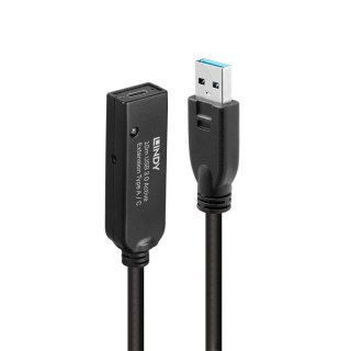 Lindy 43376 kabel USB 10 m USB 3.2 Gen 1 (3.1 Gen 1) USB A USB C Czarny Lindy