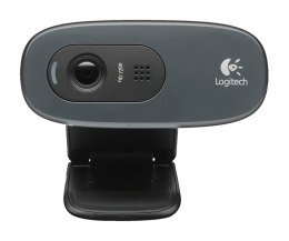 Logitech HD Webcam C270 kamera internetowa 3 MP 1280 x 720 px USB 2.0 Czarny, Szary Logitech