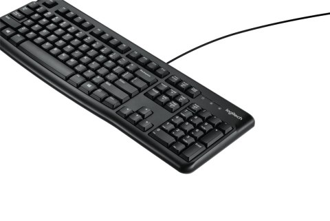 Logitech K120 Corded Keyboard klawiatura USB QWERTY Amerykański międzynarodowy Czarny Logitech