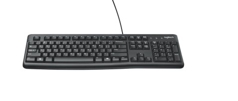 Logitech K120 Corded Keyboard klawiatura USB QWERTY Amerykański międzynarodowy Czarny Logitech