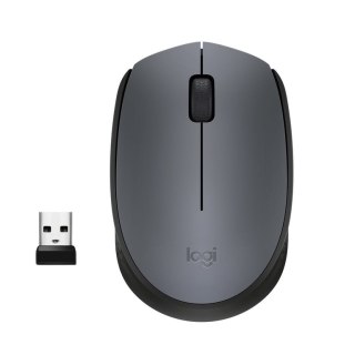 Logitech M170 Grey-K myszka Oburęczny RF Wireless Optyczny 1000 DPI Logitech